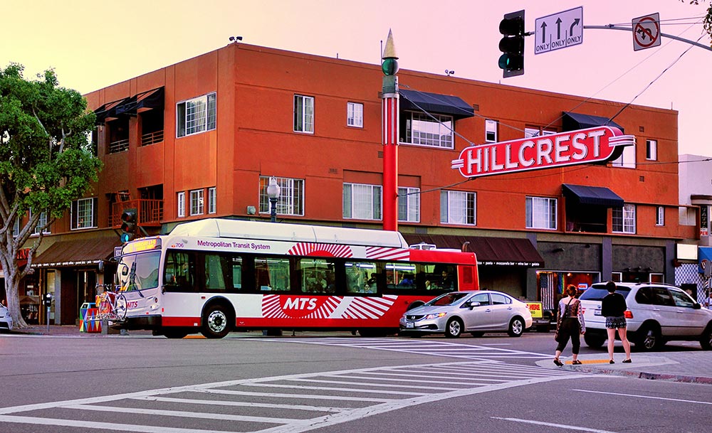 Bus in Hillcrest