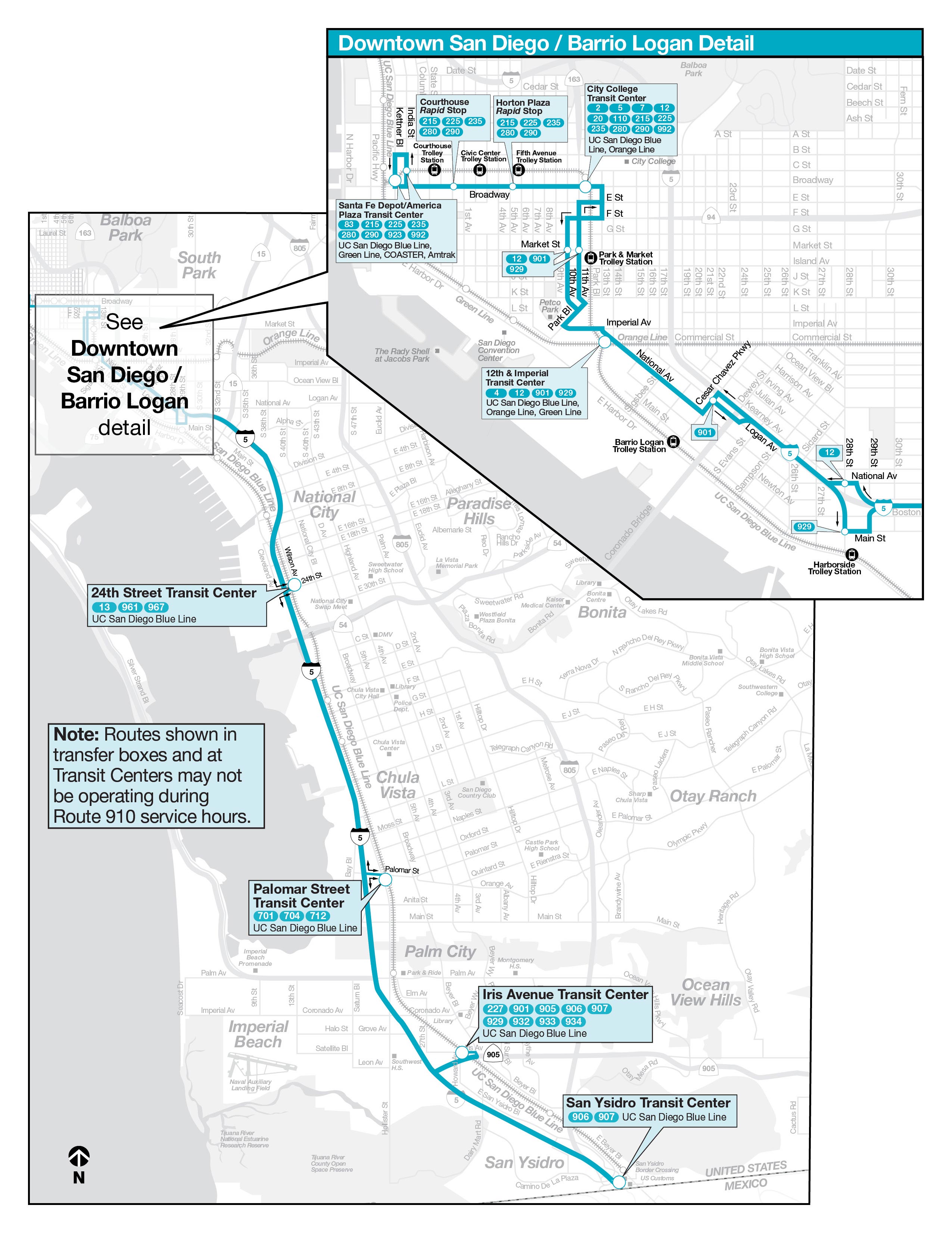 Route 910 Map