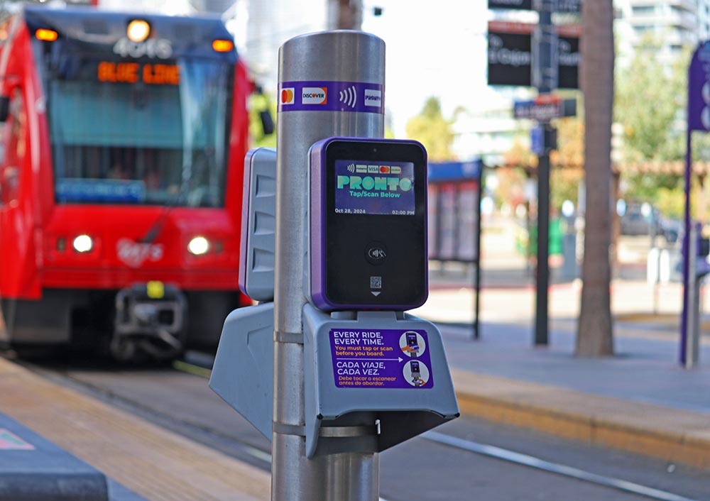 Validator at Trolley Station