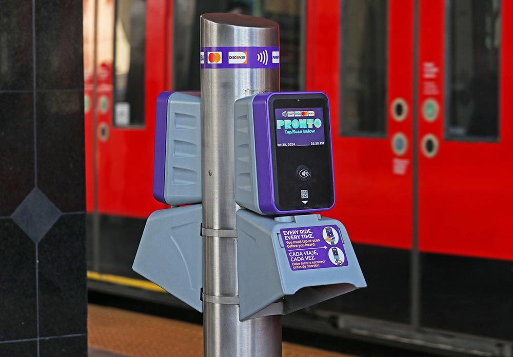 Validator at Trolley Station