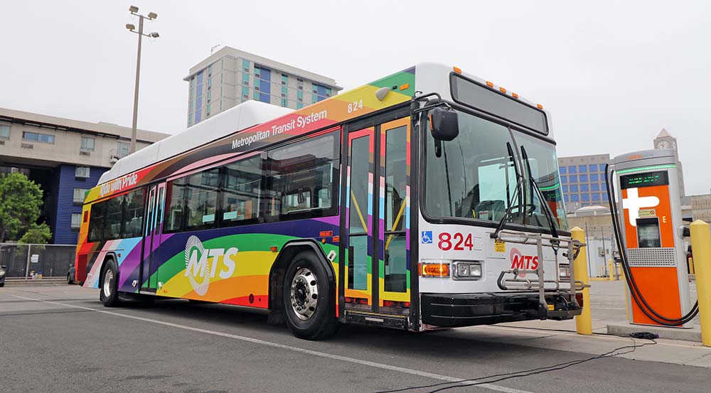 Ride with Pride - MTS Bus
