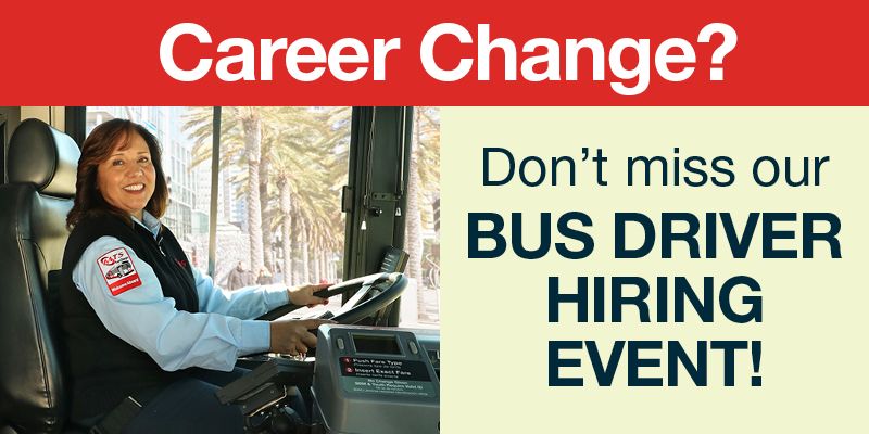 Don't miss our bus driver hiring event!