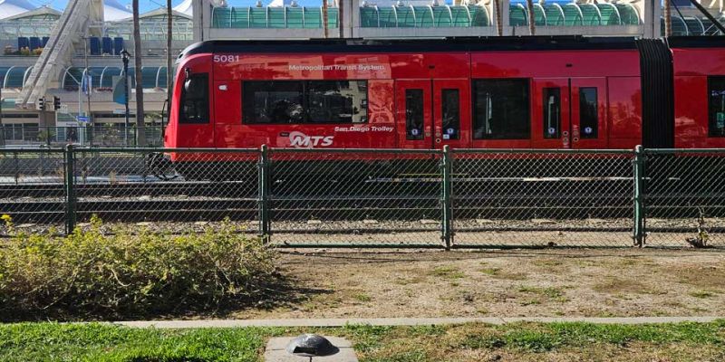 San Diego Trolley at Convention Center