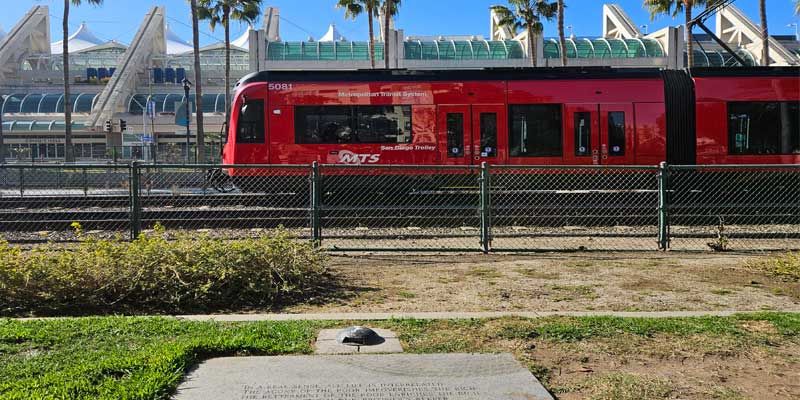 Trolley near Convention Center