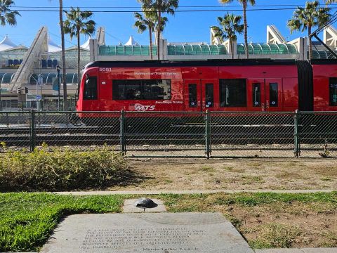 San Diego Trolley at Convention Center