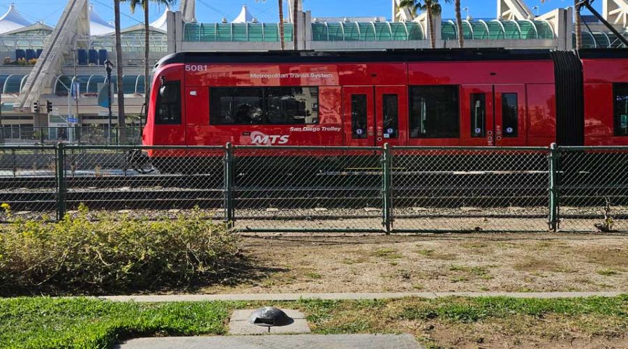 San Diego Trolley at Convention Center