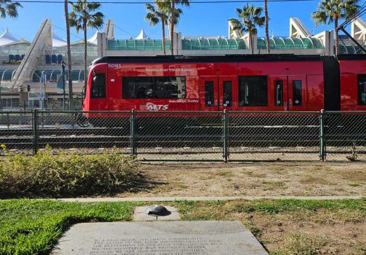 San Diego Trolley at Convention Center